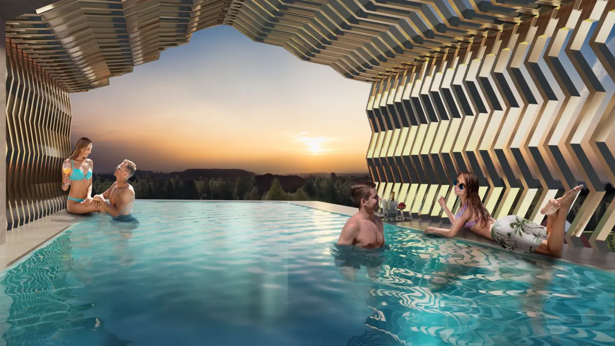 Essbereich eines Ferienapartments im AVAMAR Scharmützelsee